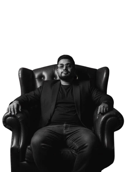 Nayan Dhar on his chair